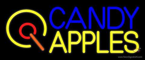 Candy Apples Apple Real Neon Glass Tube Neon Sign 