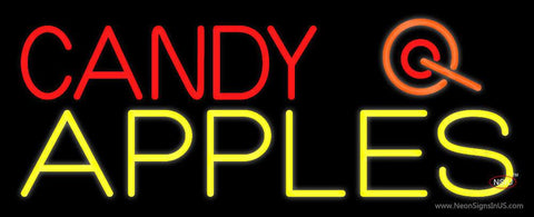 Candy Apples Apple Real Neon Glass Tube Neon Sign