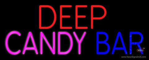 Deep Candy Bars Real Neon Glass Tube Neon Sign 