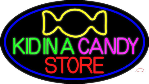 Kid In A Candy Store Real Neon Glass Tube Neon Sign