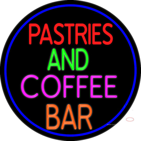 Pastries N Coffee Bar Neon Sign