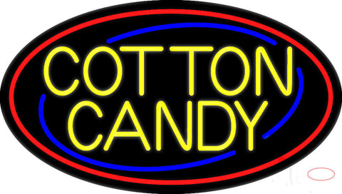 Yellow Cotton Candy Neon Sign 