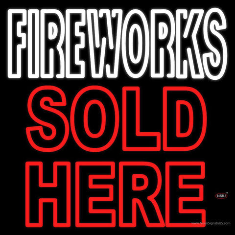 Fire Work Sold Here Neon Sign 