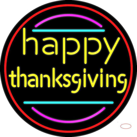 Happy Thanksgiving  Neon Sign