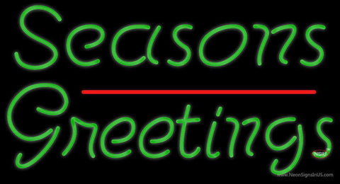 Seasons Greetings  Neon Sign