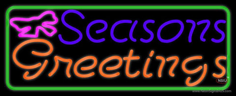 Seasons Greetings  Neon Sign