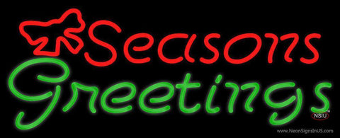 Seasons Greetings Neon Sign