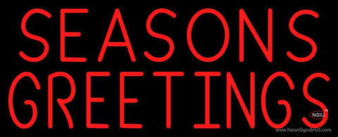 Seasons Greeting Neon Sign 