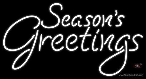 Seasons Greetings Neon Sign