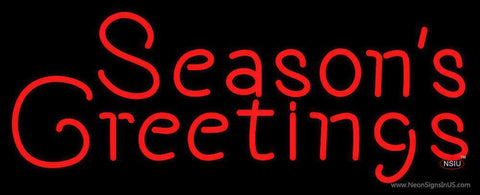 Seasons Greetings Neon Sign