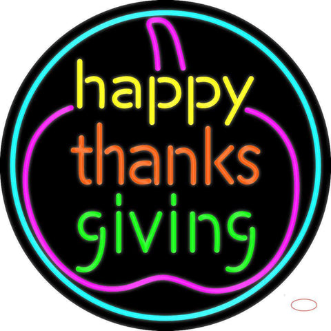 Happy Thanksgiving  Neon Sign