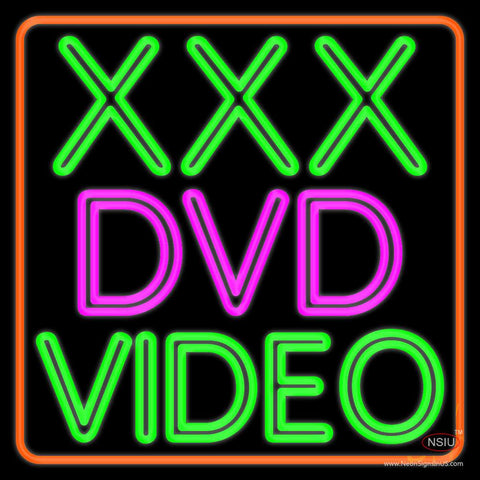 Xxx Dvd Video  Real Neon Glass Tube Neon Sign