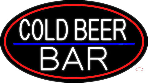 Cold Beer Bar Real Neon Glass Tube Neon Sign