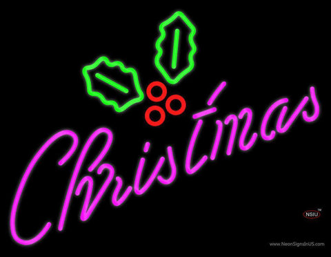 Christmas Logo Neon Sign