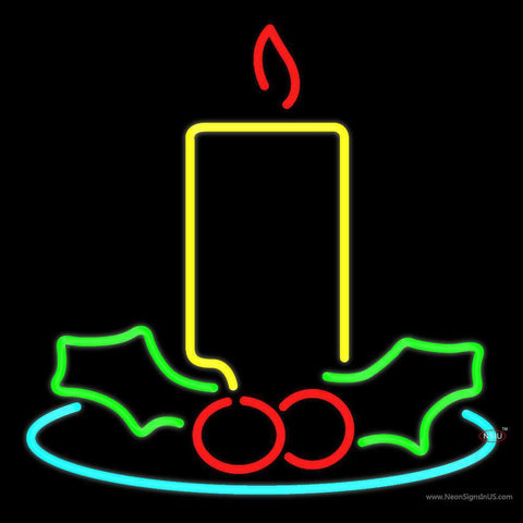Candle Neon Sign 