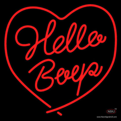 Hello Neon Sign 