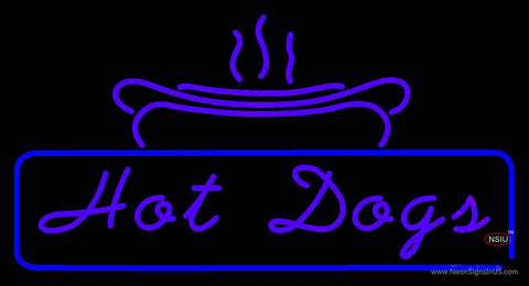 Hot Dogs Real Neon Glass Tube Neon Sign
