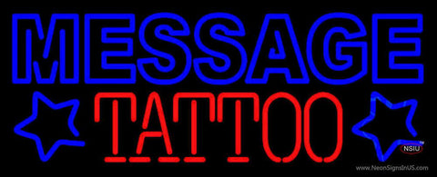 Custom Tattoo Design Real Neon Glass Tube Neon Sign 