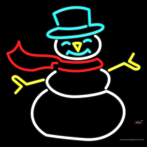 Snowman Neon Sign 