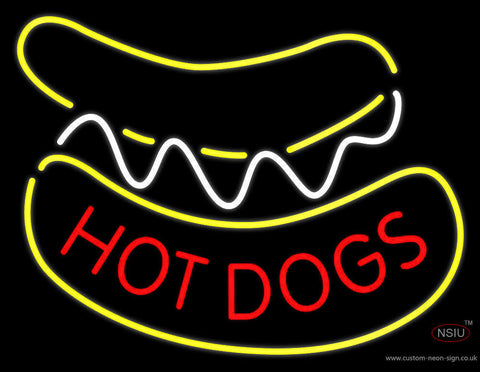 Red Hot Dogs Neon Sign 