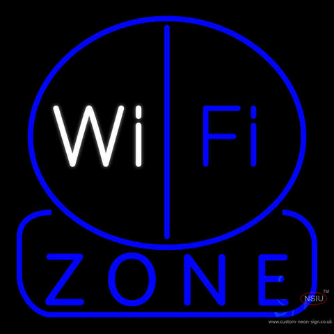 Wi Fi Zone Neon Sign