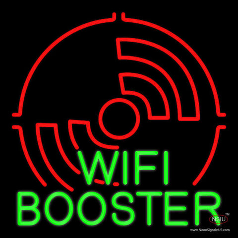 Wifi Booster Block Real Neon Glass Tube Neon Sign