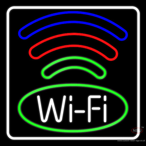 Wifi Free Block With Phone Number  Neon Signl 