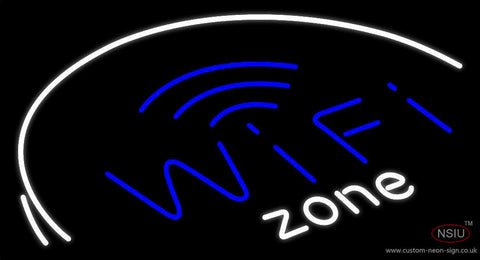 Wifi Zone Neon Sign 