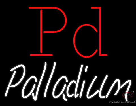 White Palladium Neon Sign 