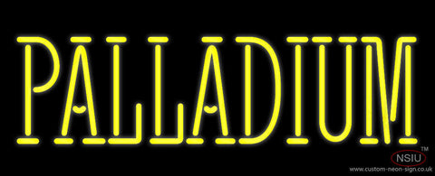 Yellow Palladium Neon Sign 
