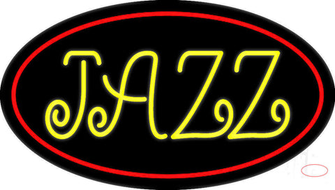 Yellow Block Jazz  Neon Sign