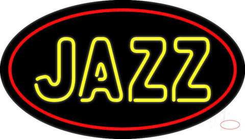 Yellow Jazz Block  Neon Sign 