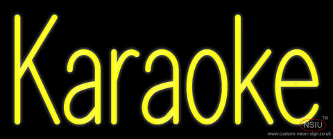 Yellow Karaoke  Neon Sign