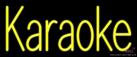 Yellow Karaoke  Neon Sign 