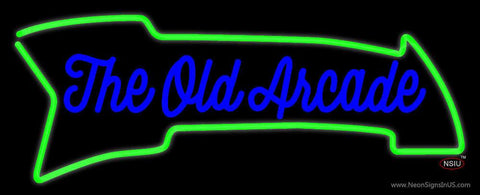 Custom The Old Arcade Real Neon Glass Tube Neon Sign 