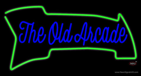 Custom The Old Arcade Real Neon Glass Tube Neon Sign 