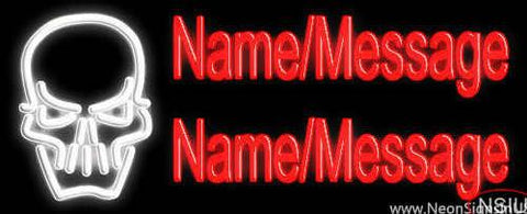 Custom Skull Real Neon Glass Tube Neon Sign 
