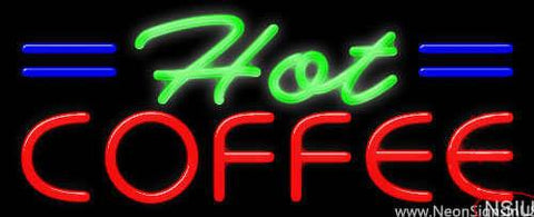 Hot Coffee Real Neon Glass Tube Neon Sign 