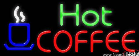 Hot Coffee Real Neon Glass Tube Neon Sign