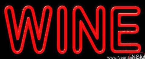 Wine Real Neon Glass Tube Neon Sign