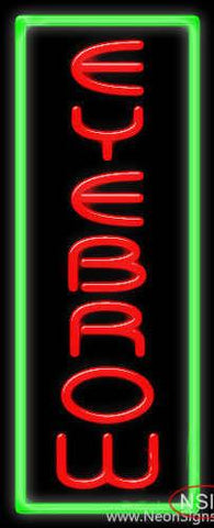 Eyebrow Real Neon Glass Tube Neon Sign