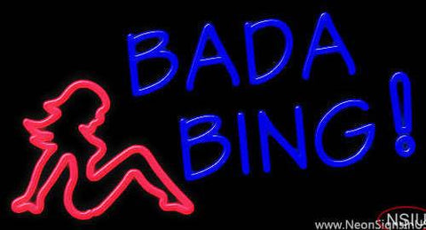 Bada Bing Real Neon Glass Tube Neon Sign 