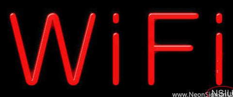Wi Fi Real Neon Glass Tube Neon Sign 