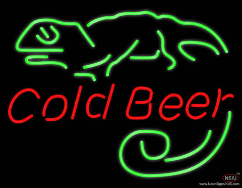 Cold Beer Bar Real Neon Glass Tube Neon Sign 
