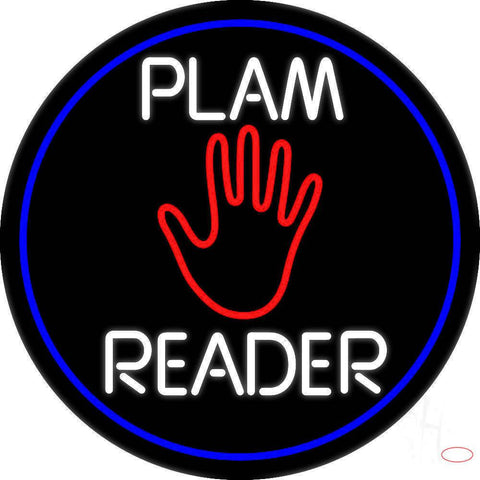 White Palm Reader Real Neon Glass Tube Neon Sign 