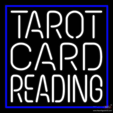 White Tarot Card Reading Real Neon Glass Tube Neon Sign