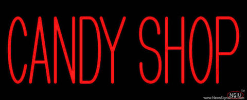 Red Candy Shop Real Neon Glass Tube Neon Sign 