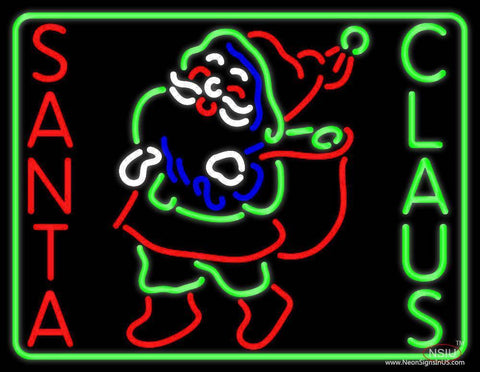 Santa Real Neon Glass Tube Neon Sign