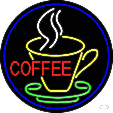 Coffee In Between Glass Real Neon Glass Tube Neon Sign 