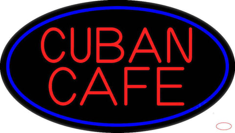 Cuban Cafe Real Neon Glass Tube Neon Sign 
